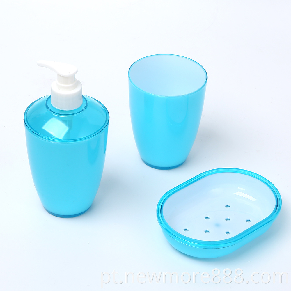 Soap Dispenser, Tumbler Cup and Tray